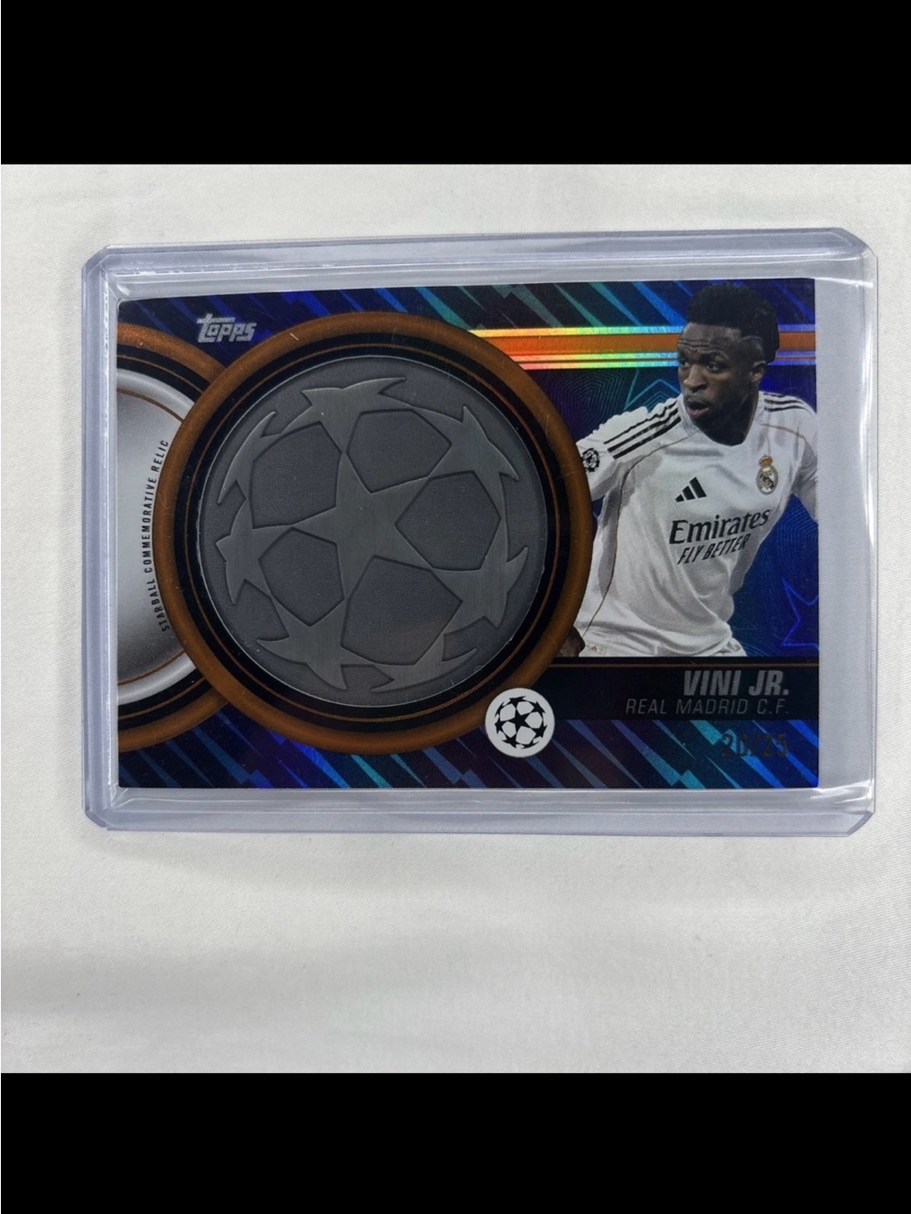 2025-26 Topps UEFA Club Comp Vinicius Jr Starball Commemorative. 20/25